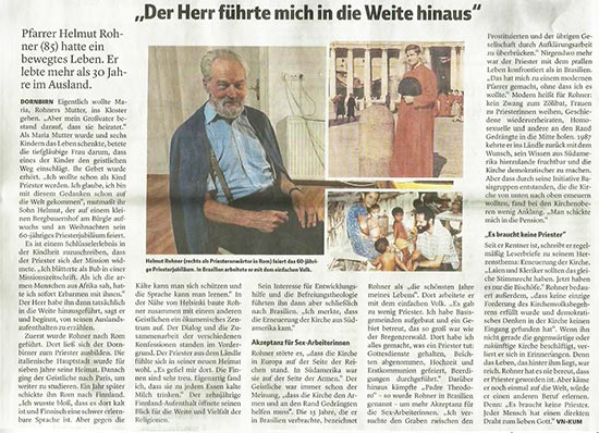 Zeitungsausschnitt Vorarlberger Nachrichten